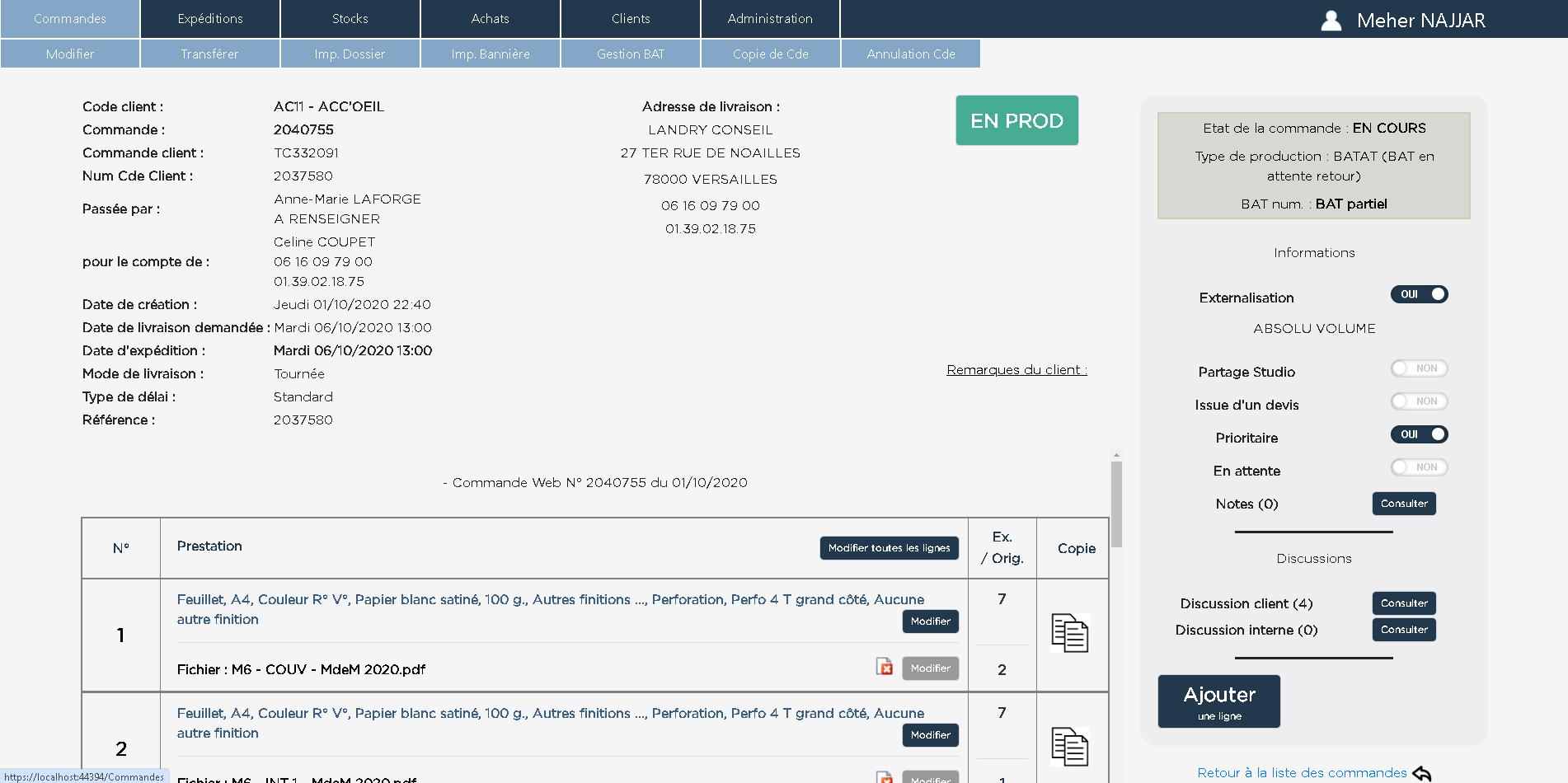Migration du logiciel BackOffice de VB6 à .NET 6.0 - après