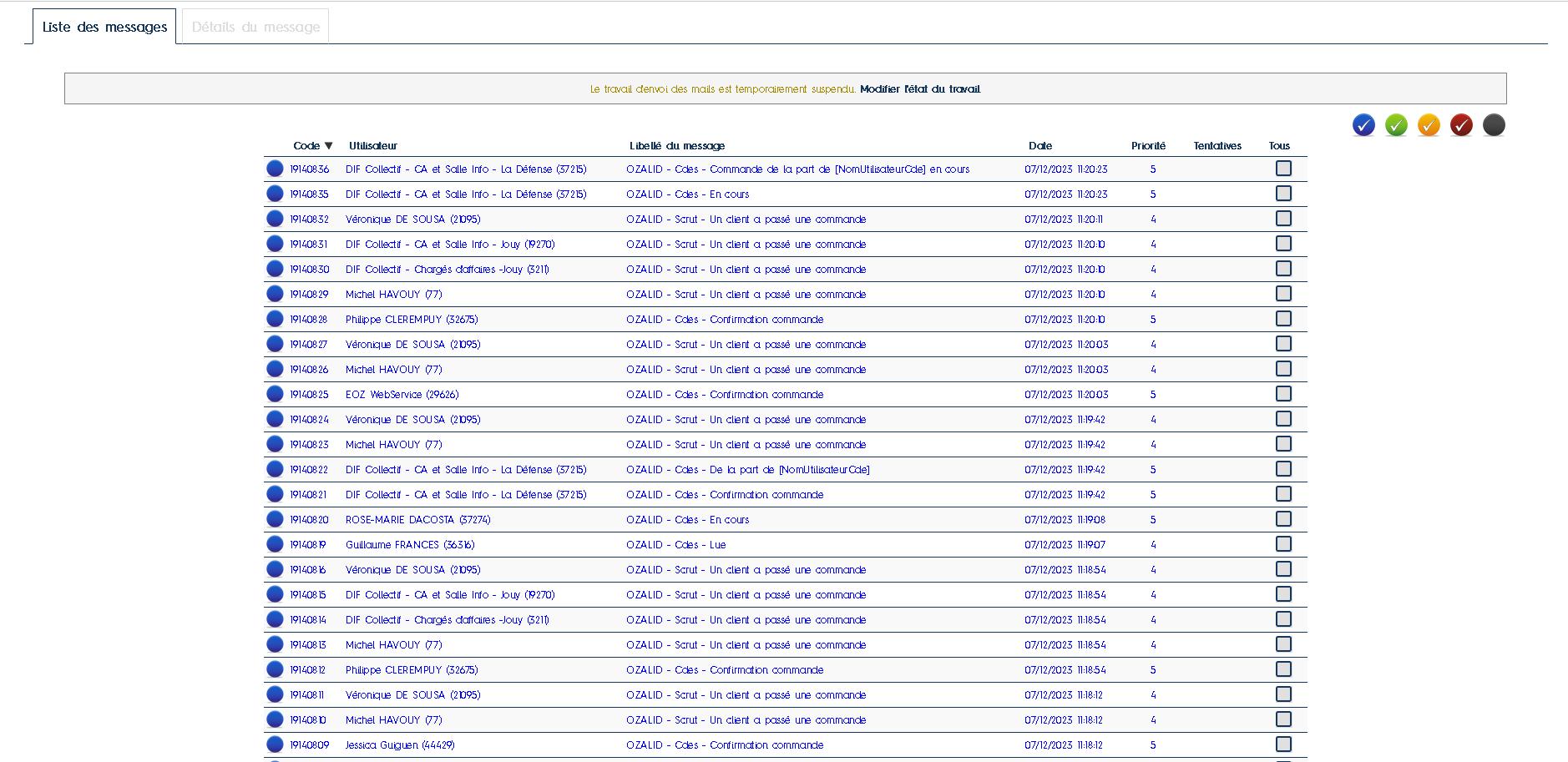 Implémentation d’une interface de gestion et de suivi des emails transactionnels