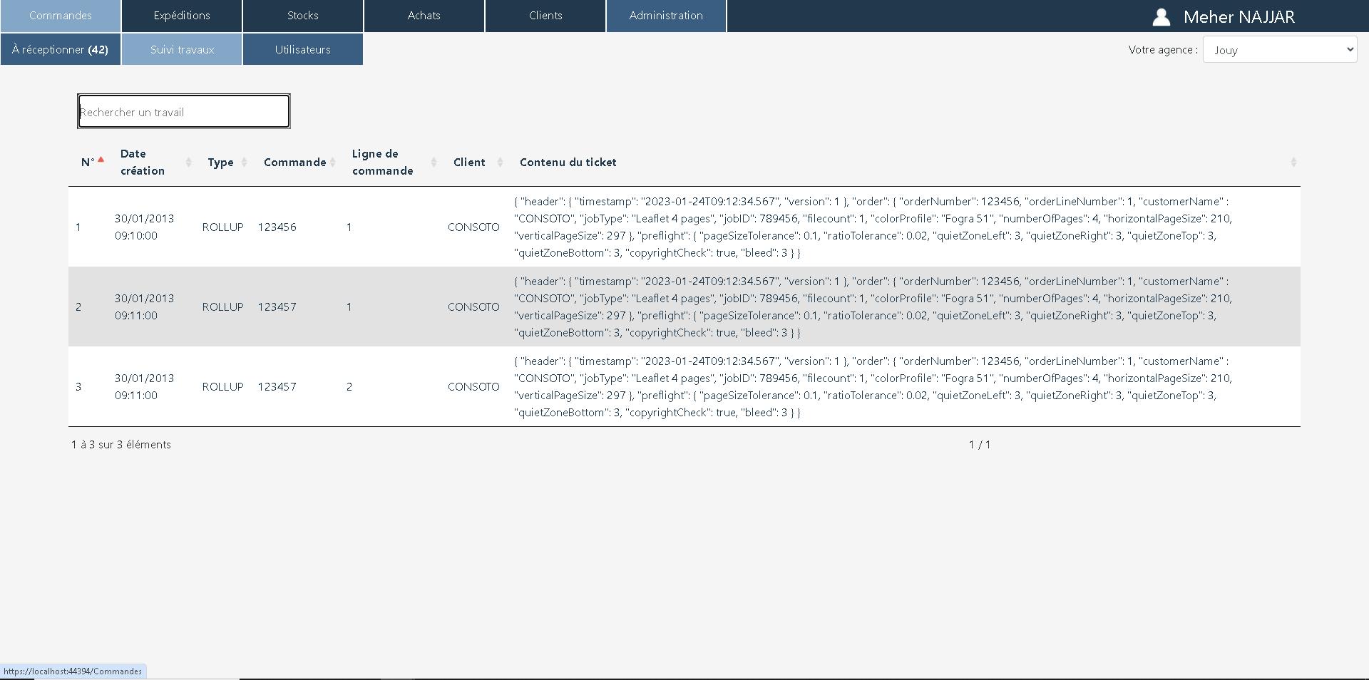 Mise en place d’un moteur de travaux pour la communication avec les logiciels de mise en confirmité automatique des fichiers pour les imprimantes